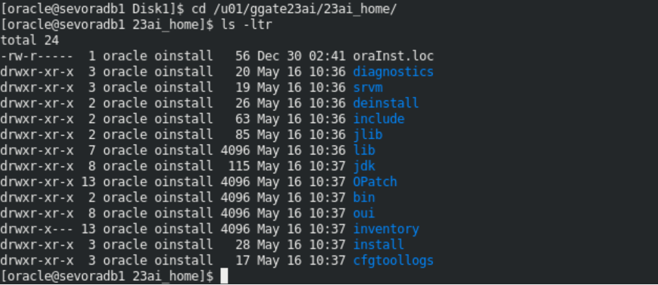 OGG_HOME klasör içeriği