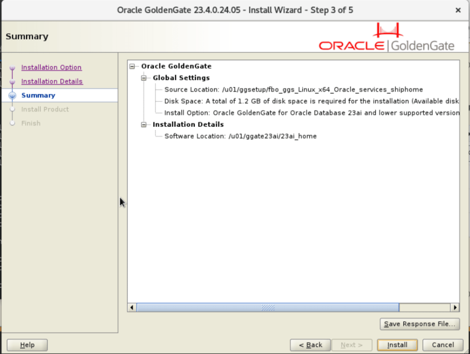 Install adımı